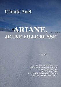 Anet Claude - Ariane jeune fille russe - Bibliothèque numérique romande