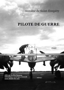 Pilote de Guerre - Antoine de Saint-Exupéry - Bibliothèque numérique romande - photo anonyme P-38 at sunset