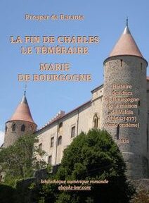 Couverture du livre représentant un château avec un texte en français qui dit : 