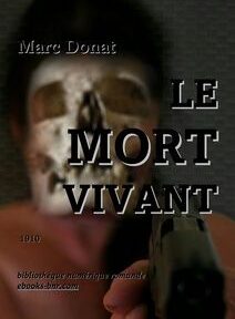 Couverture d'un livre montrant une personne floue tenant un pistolet, avec une image de crâne superposée sur son visage. Le titre est 