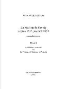 Page de titre d'un livre d'Alexandre Dumas intitulé 