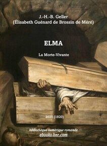 a couverture du livre montre une peinture représentant un personnage sortant d'un cercueil en bois, tableau L’Inhumation précipitée (1854) de l’artiste belge Antoine Wiertz, avec un texte affichant le titre 