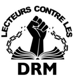 Un poing noir se libère d'une chaîne au-dessus d'un livre ouvert. Le texte au-dessus du poing indique Un poing noir se libère d'une chaîne au-dessus d'un livre ouvert. Le texte au-dessus du poing indique