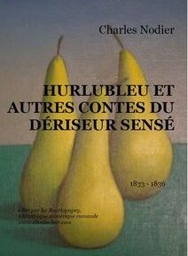 Couverture de livre représentant trois poires sur fond dégradé. Titre : 