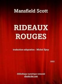 Couverture d'un livre à fond rouge intitulé Couverture d'un livre à fond rouge intitulé