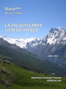 Couverture du livre représentant un paysage de montagne avec des sommets enneigés et des collines verdoyantes. Le titre est 